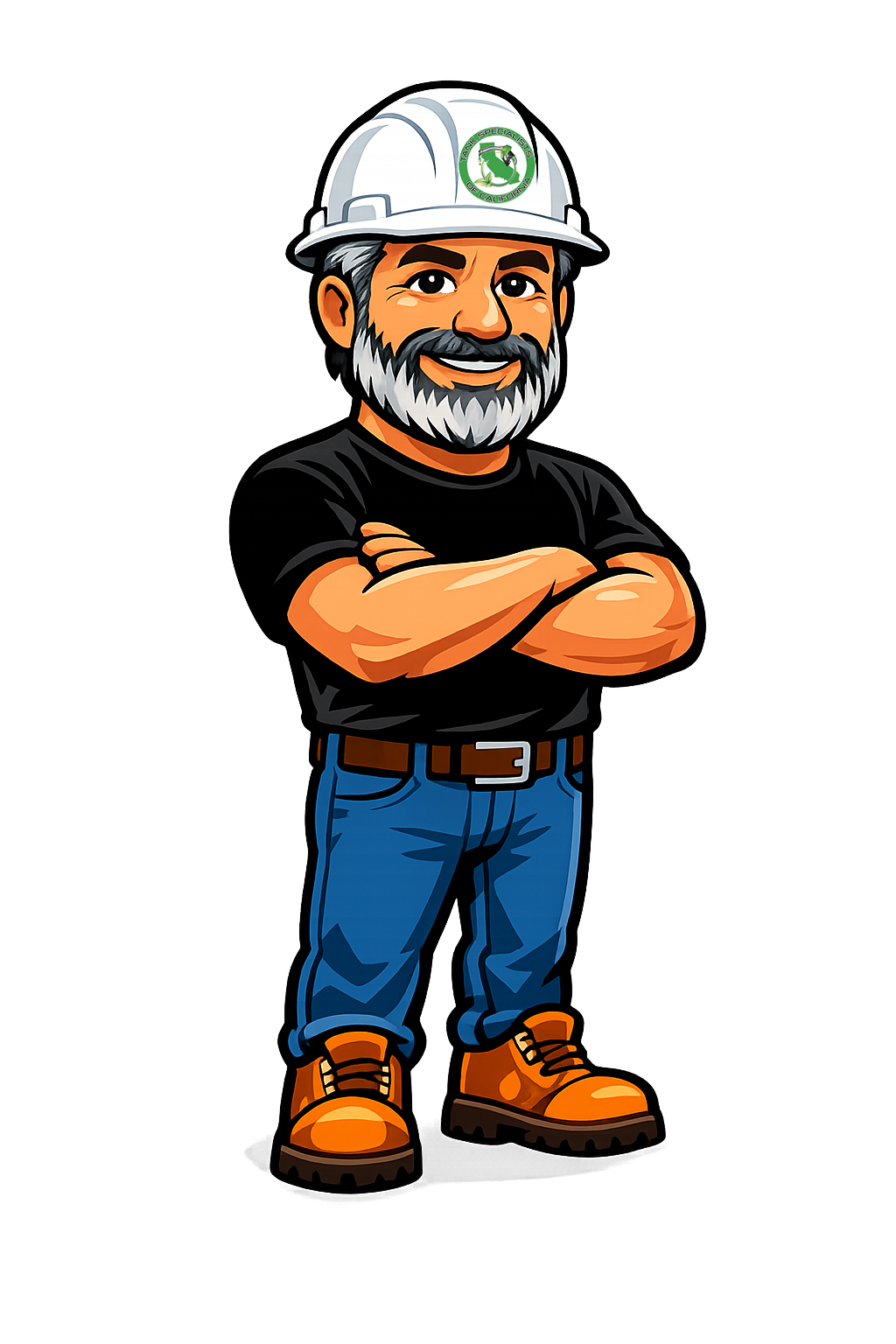 TankMan — Tank Specialists foreman mascot